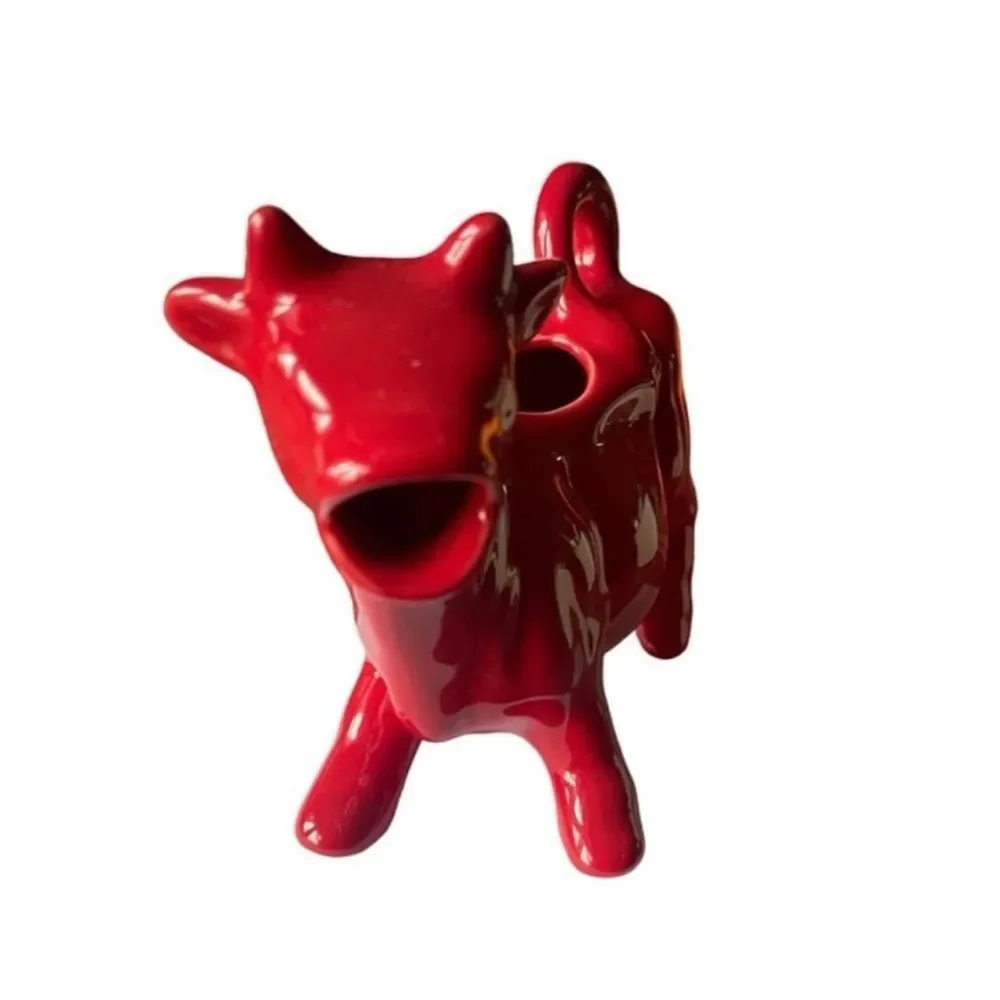FARMHOUSE red ceramic